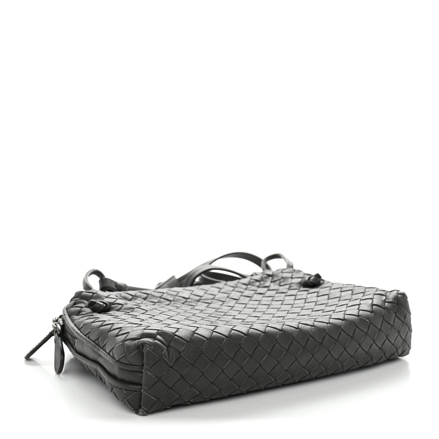 Bottega Veneta Nappa Intrecciato Nodini Crossbody Messenger New Light Grey 4 of 11