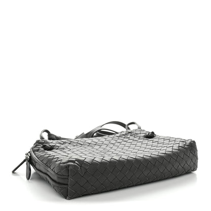 Bottega Veneta Nappa Intrecciato Nodini Crossbody Messenger New Light Grey 4 of 11