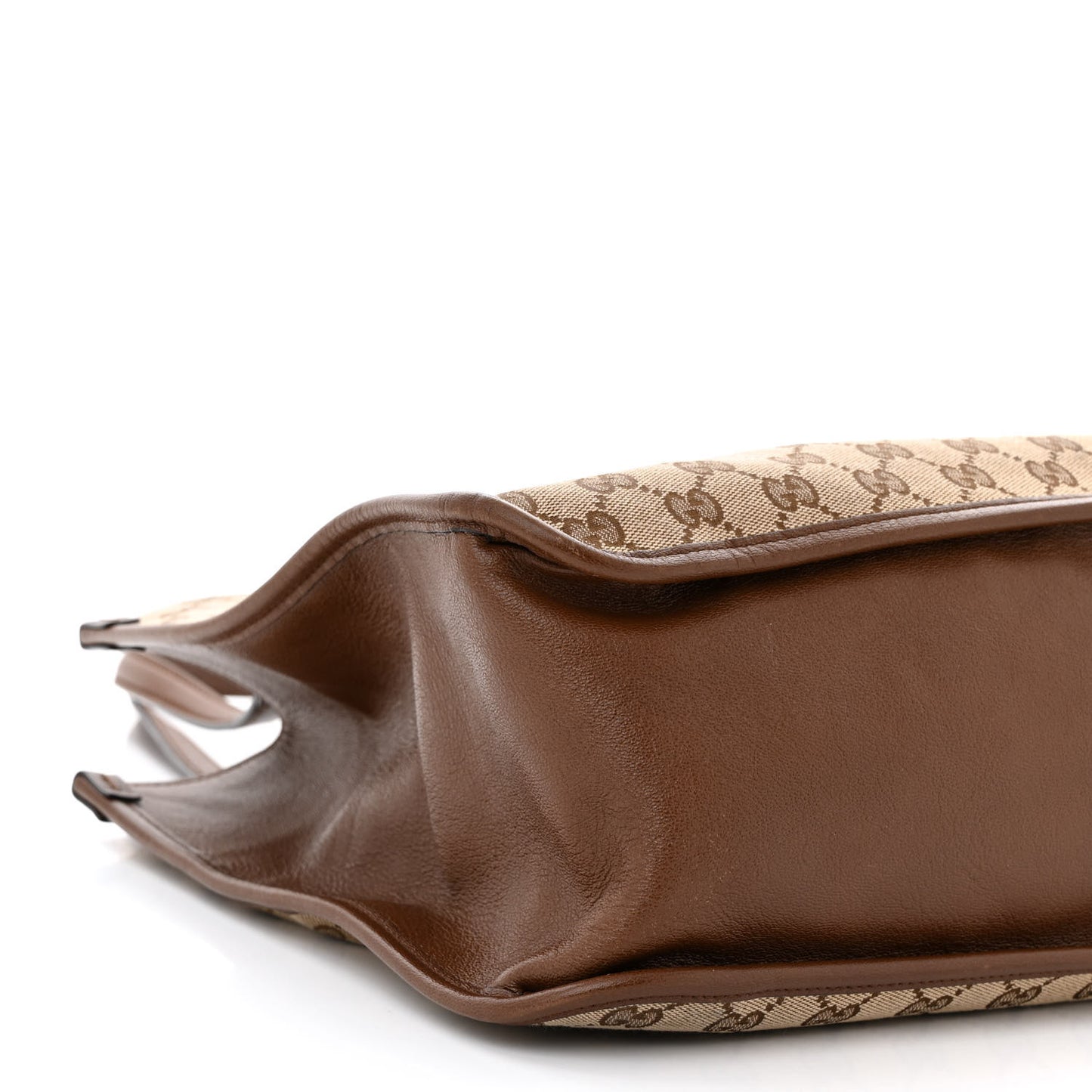 Monogram Horsebit 1955 Tote Bag Beige Brown Sugar