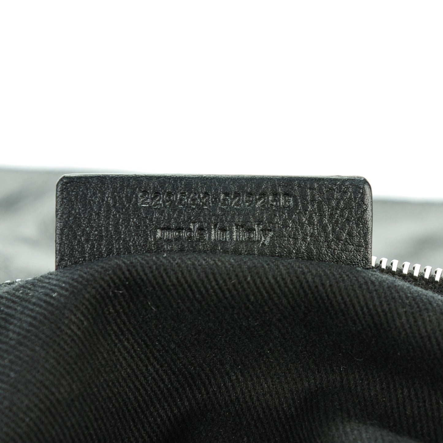 Calfskin Canvas Large Muse Two Black