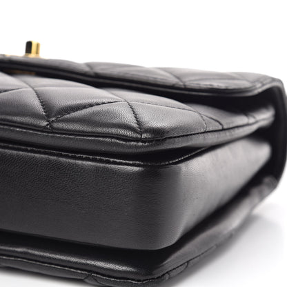 Chanel Lambskin Quilted Small Trendy CC Dual Handle Flap Bag Black 10 of 15