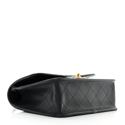 Chanel Caviar Quilted Small School Memory Top Handle Flap Navy 4 of 10