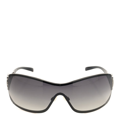Chanel Swarovski Crystal Camellia CC Sunglasses 4164-B Black 2 of 6