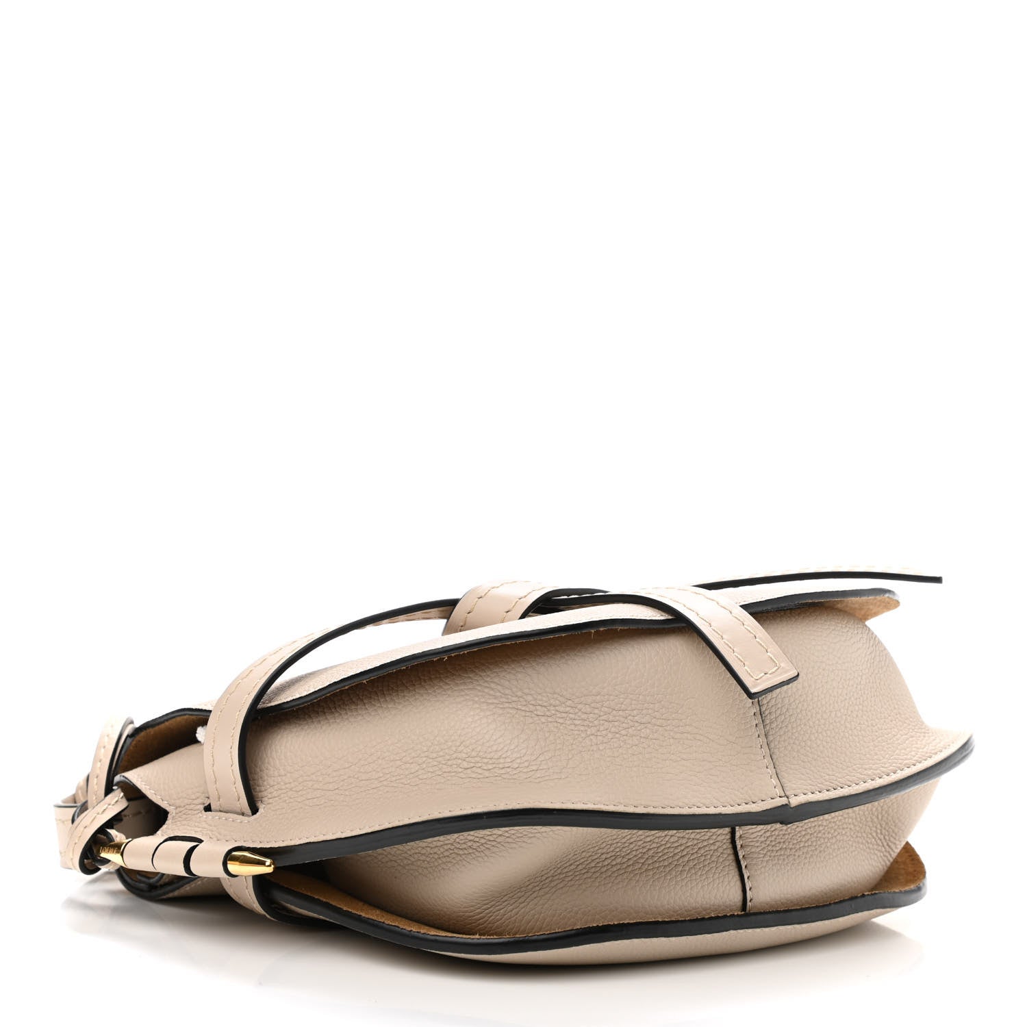 Loewe Grained Calfskin Small Gate Crossbody Bag Light Oat 4 of 10