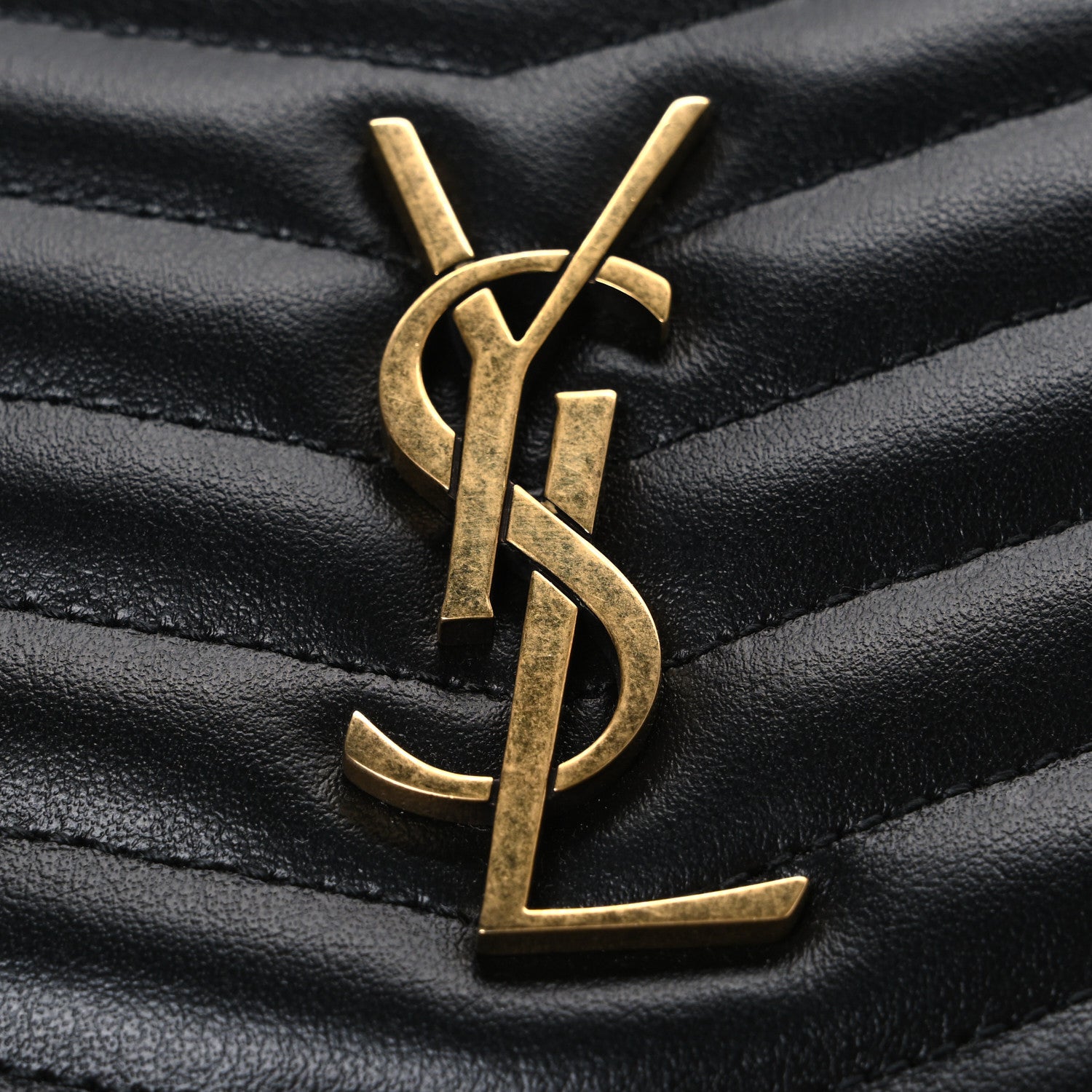 Saint Laurent Calfskin Matelasse Monogram Mini Lou Camera Bag Black 11 of 11