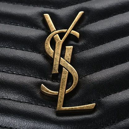 Saint Laurent Calfskin Matelasse Monogram Mini Lou Camera Bag Black 11 of 11