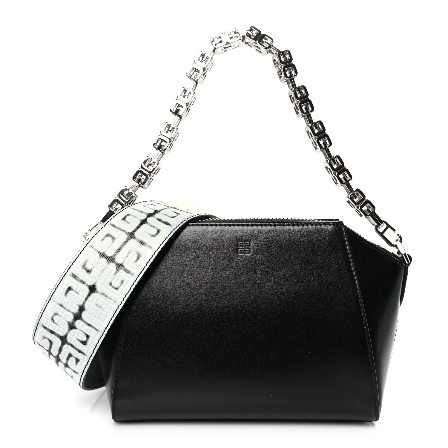 Givenchy X CHITO Box Calfskin 4G Printed XS Graffiti Antigona Black White 1 of 8