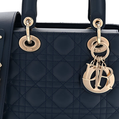 Christian Dior Lambskin Cannage Small My ABCDior Lady Dior Blue 14 of 21