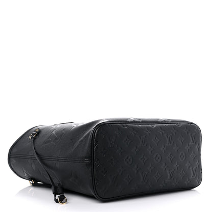 Louis Vuitton Empreinte Monogram Giant Neverfull MM Black 5 of 9