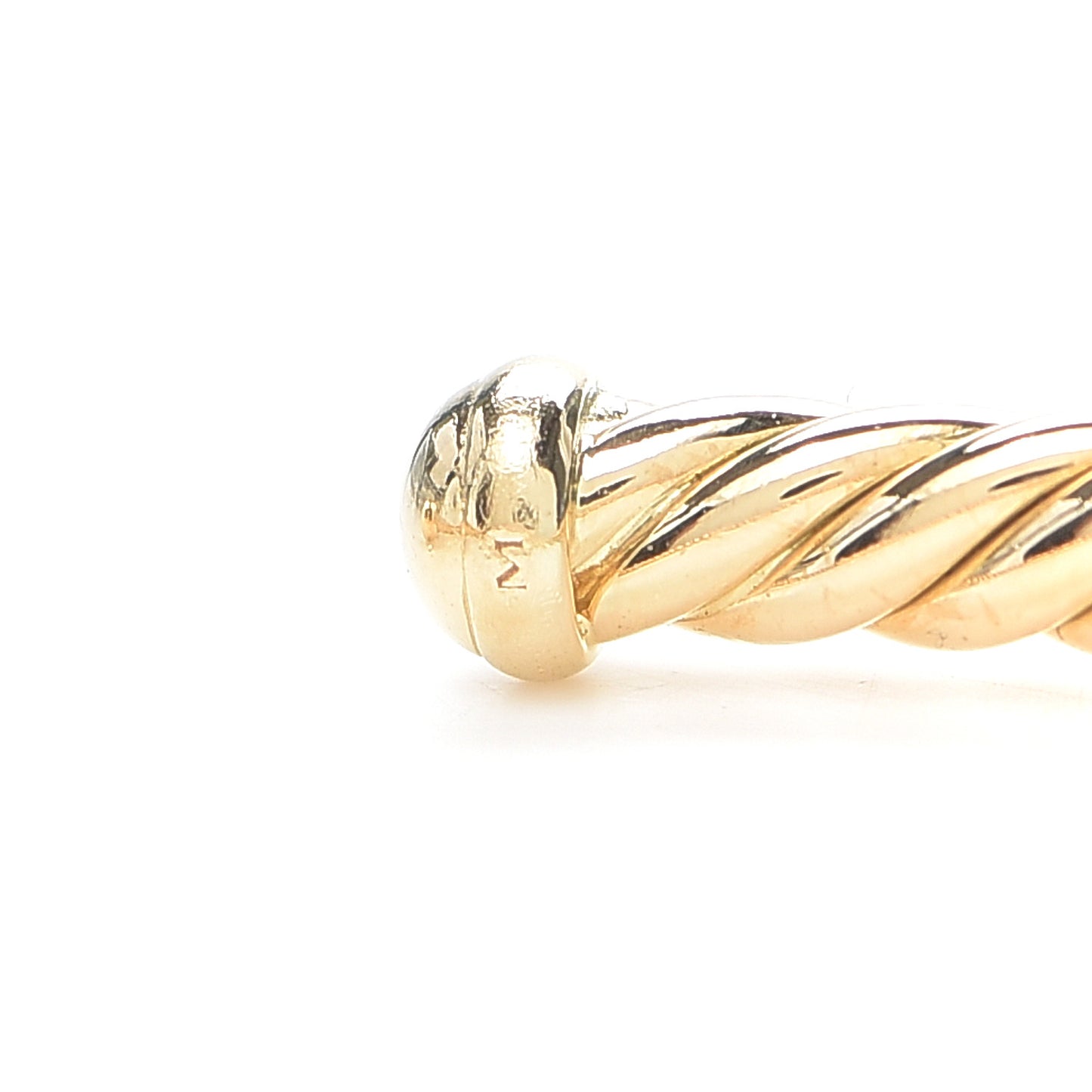 18K Yellow Gold 4mm Cablespira Bracelet