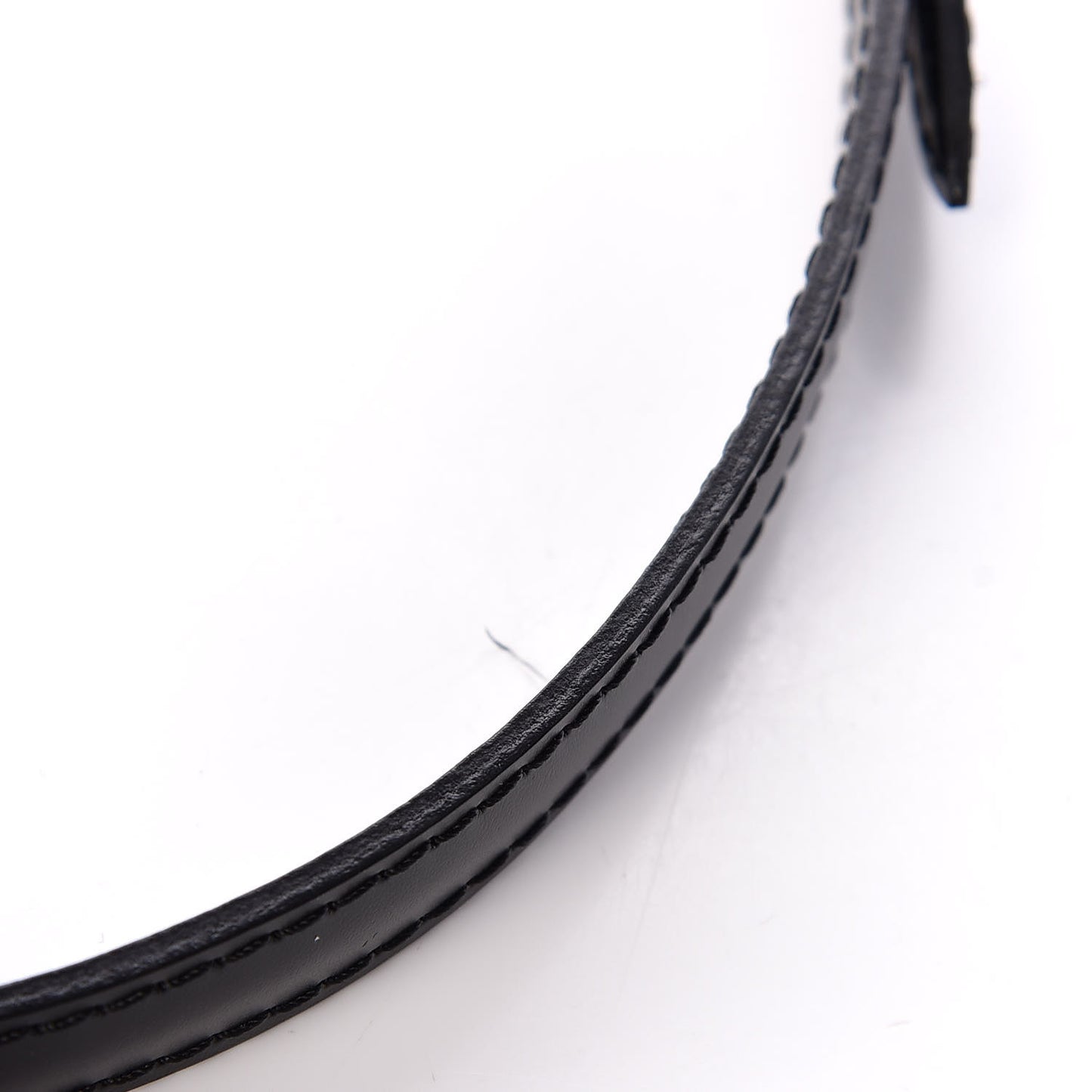 Calfskin 16mm Adjustable Shoulder Strap Black