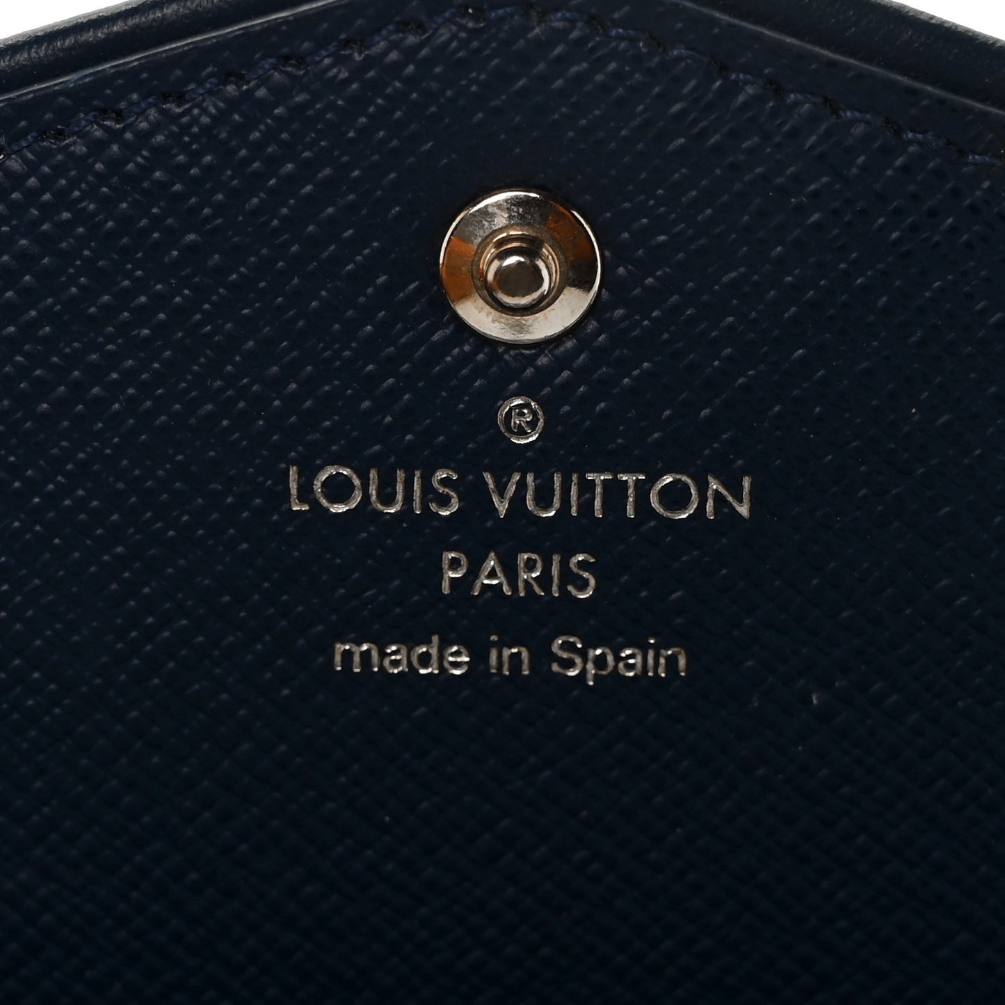 Monogram Jacquard Denim Sarah Wallet Bleu