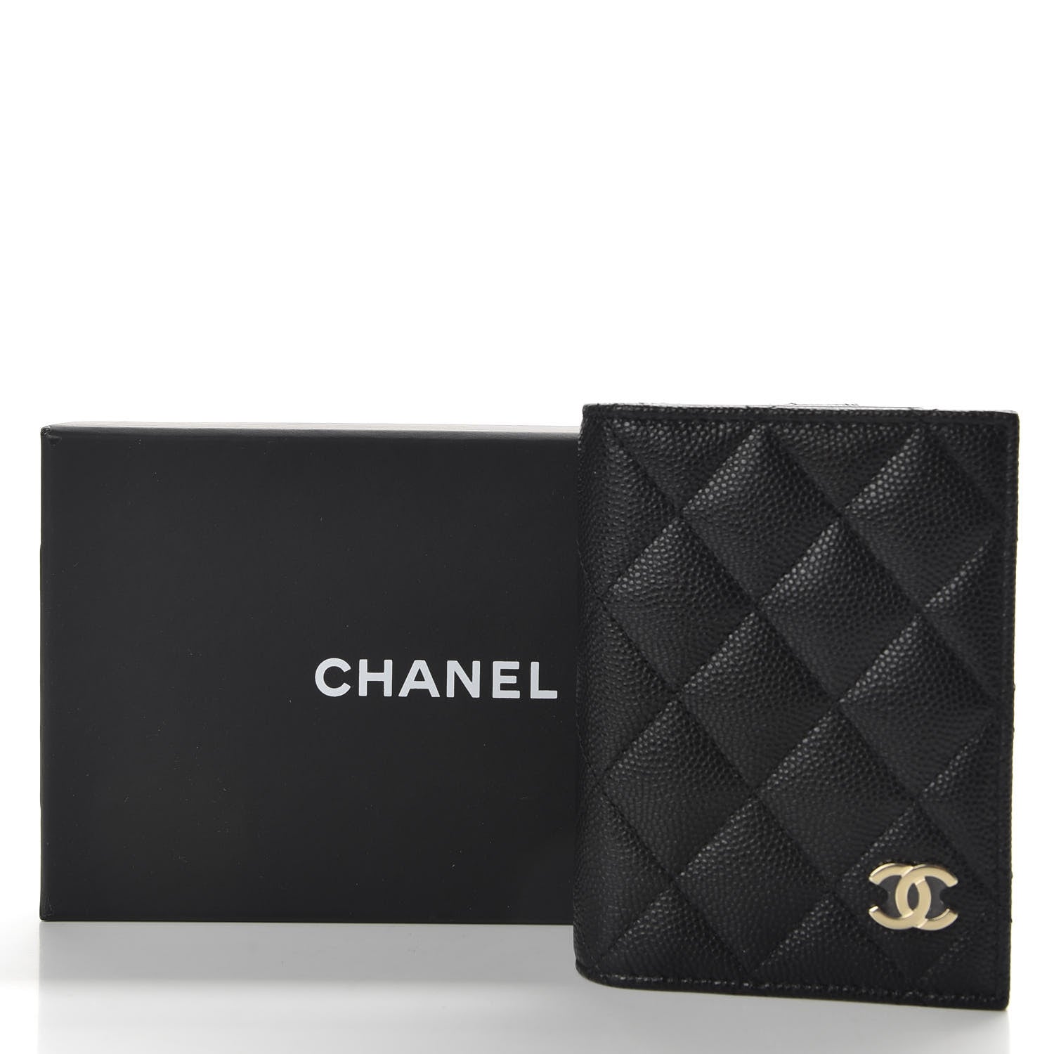 Chanel Caviar Quilted Card Holder Wallet Black 8 of 8