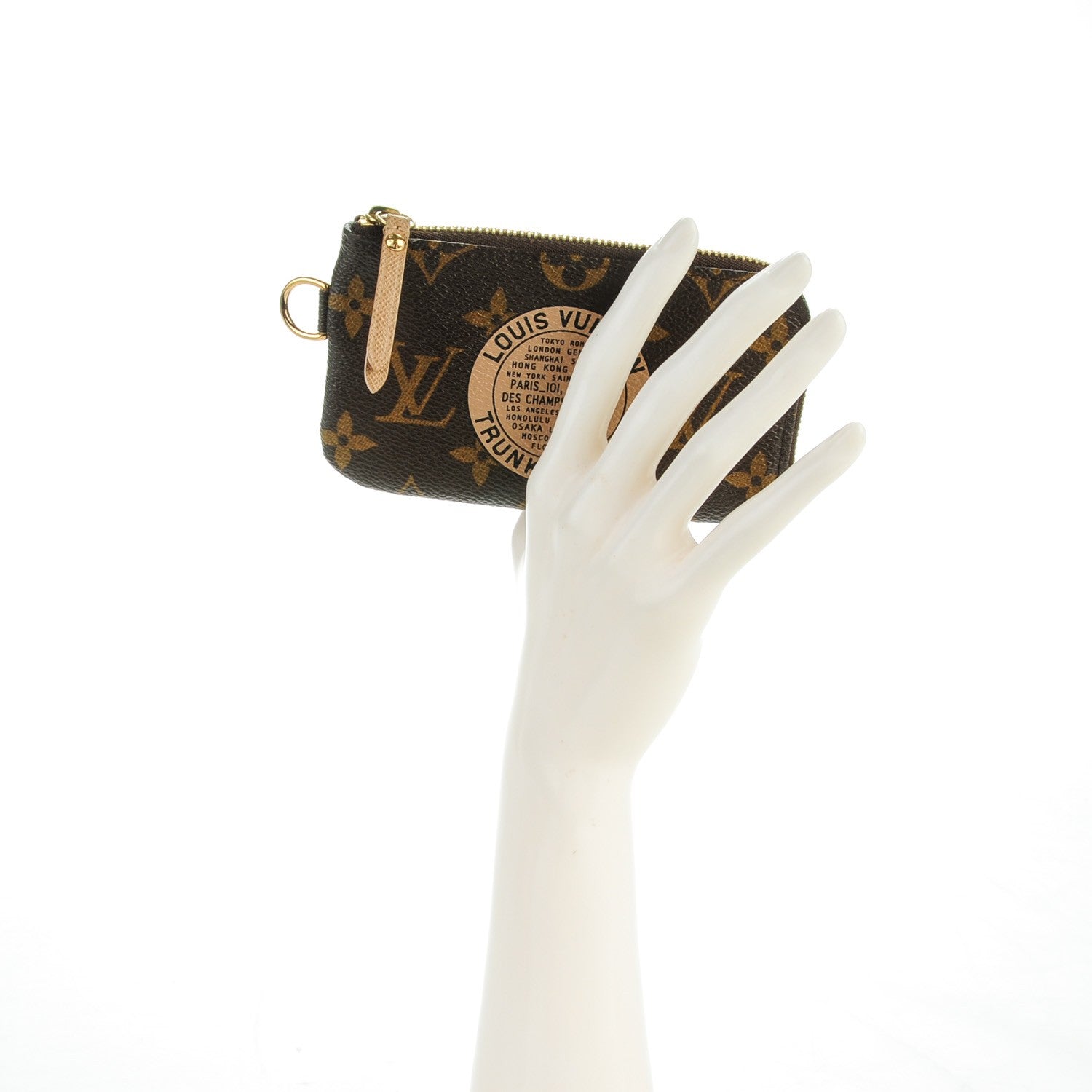Louis Vuitton Monogram Complice Trunks and Bags Key Pouch Beige 2 of 7