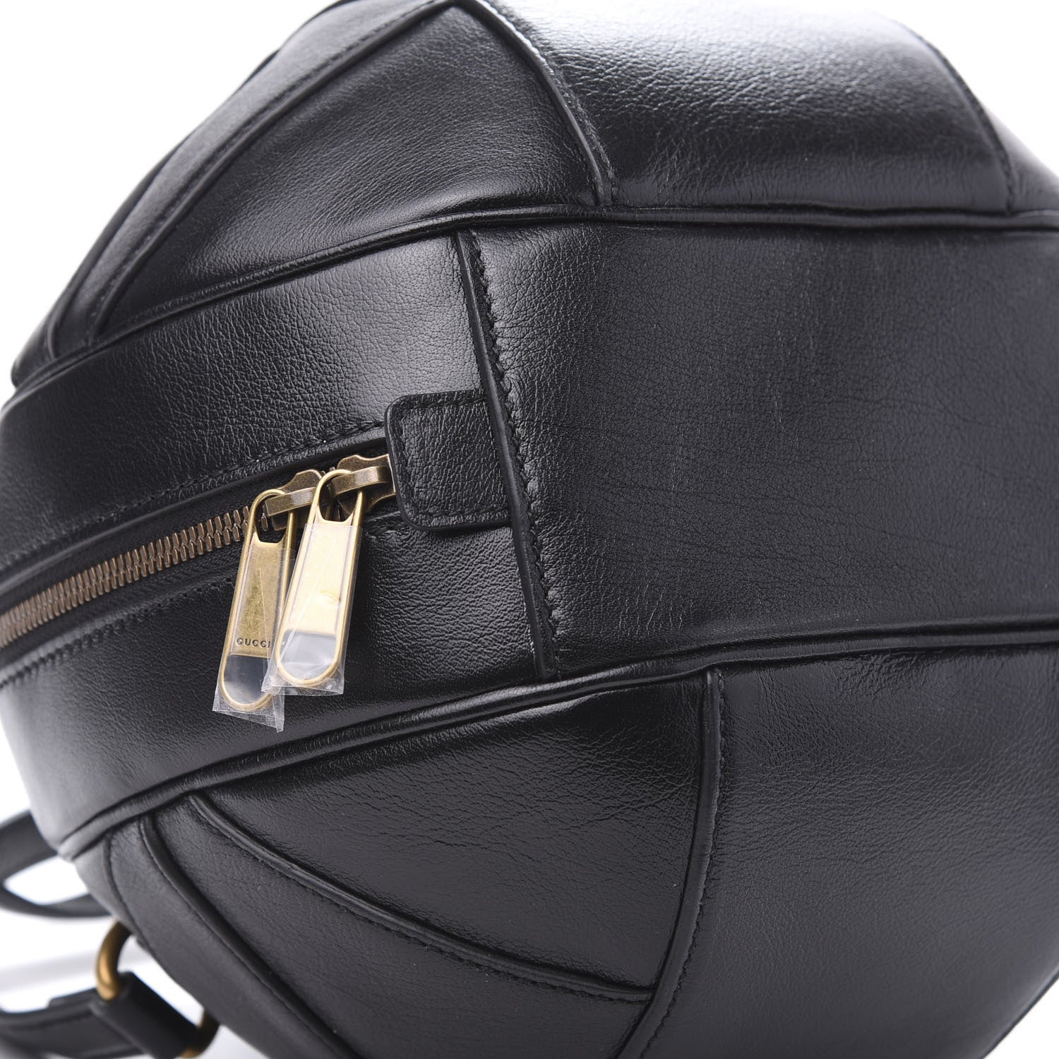 Gucci Piuma Lux Energy Tifosa Basketball Shaped Shoulder Bag Black 8 of 9