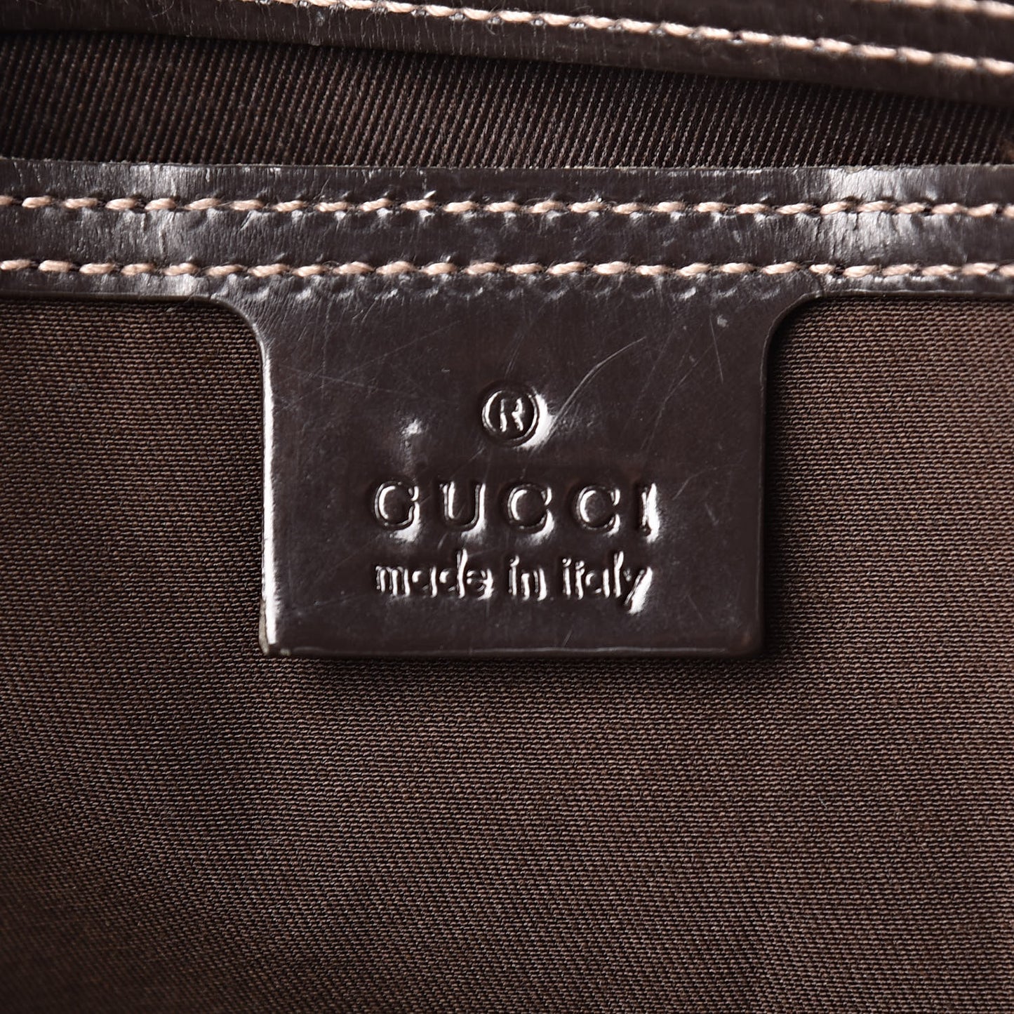 GG Plus Monogram Medium Joy Boston Dark Brown