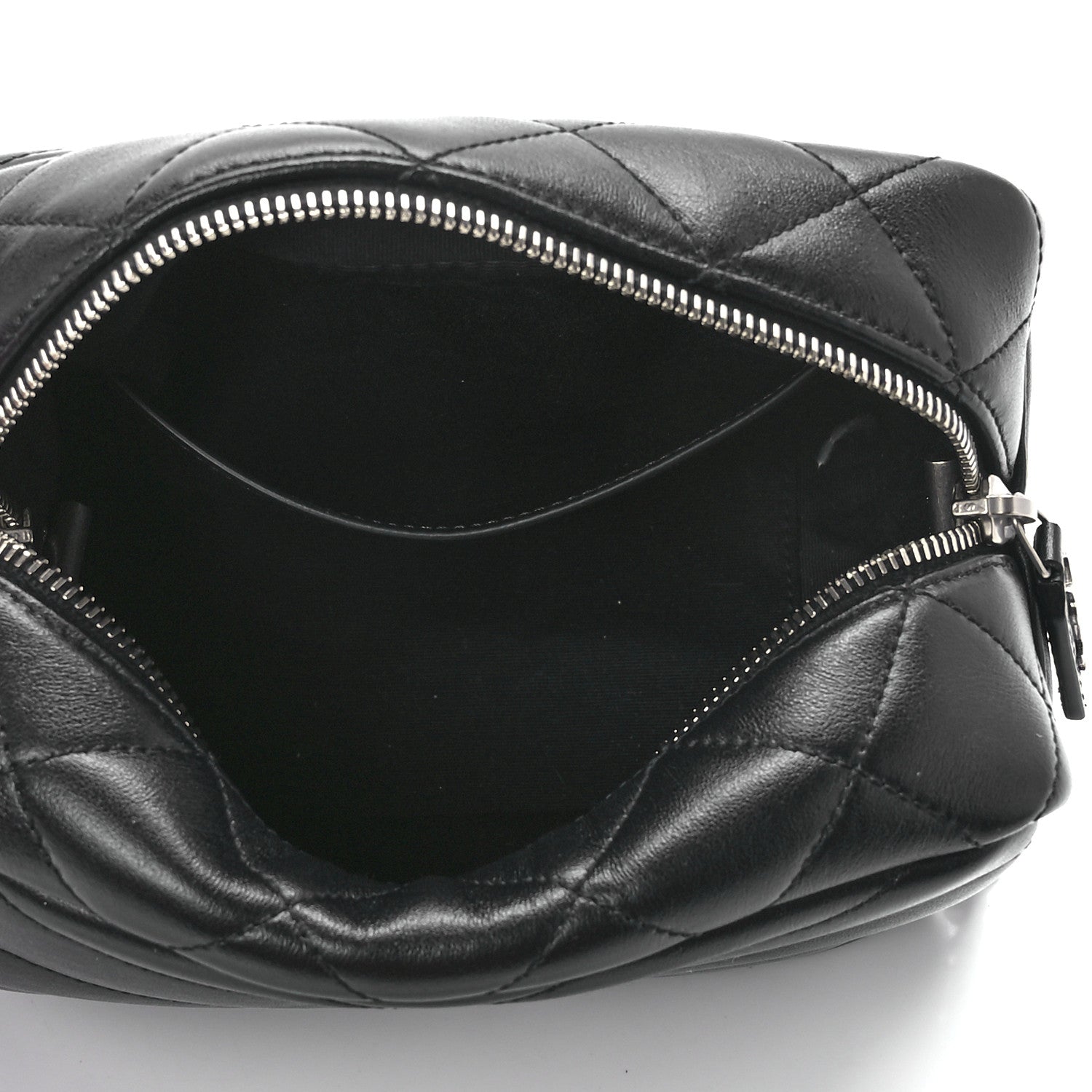 Saint Laurent Calfskin Y Quilted Monogram Small Loulou Bowling Bag Black 5 of 11