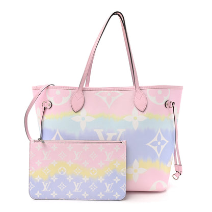 Louis Vuitton Monogram Escale Neverfull MM Pastel 3 of 10