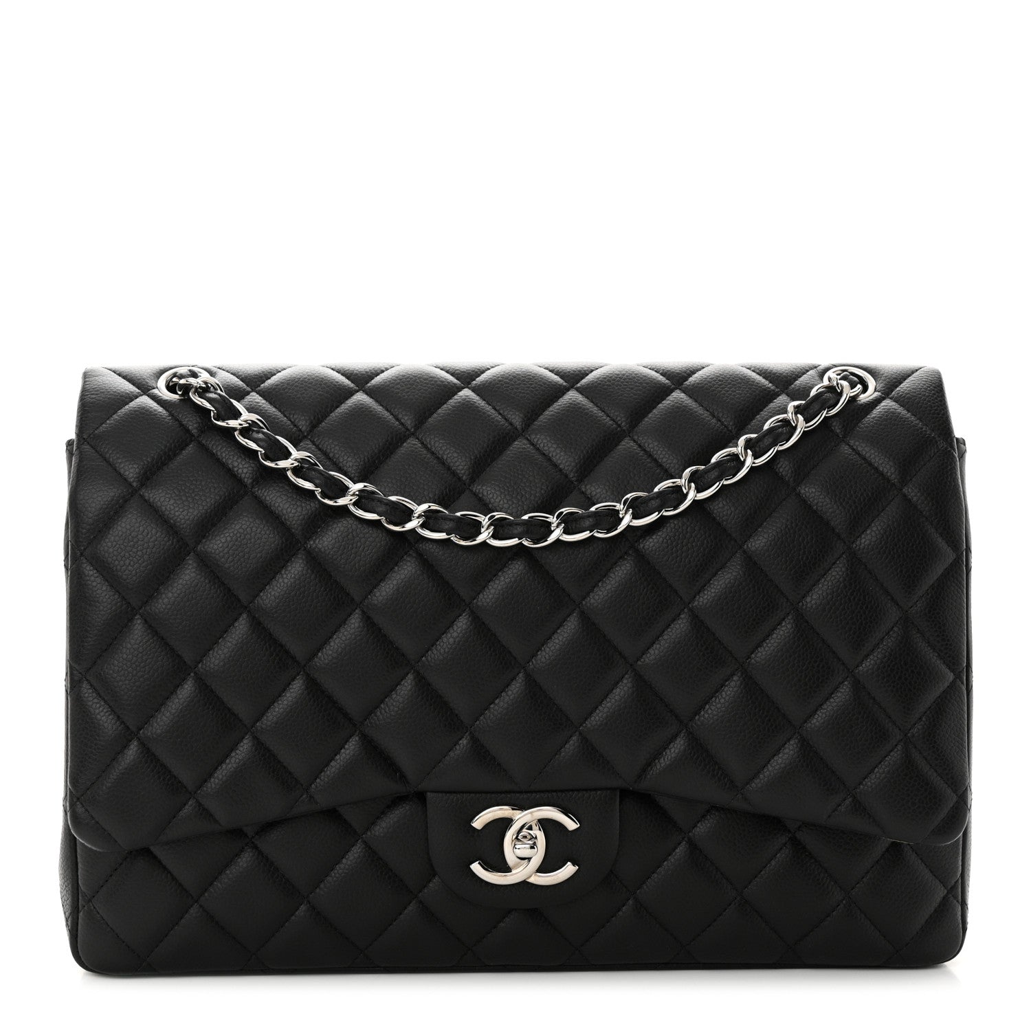 Chanel Caviar Quilted Maxi Double Flap Black 1 of 11