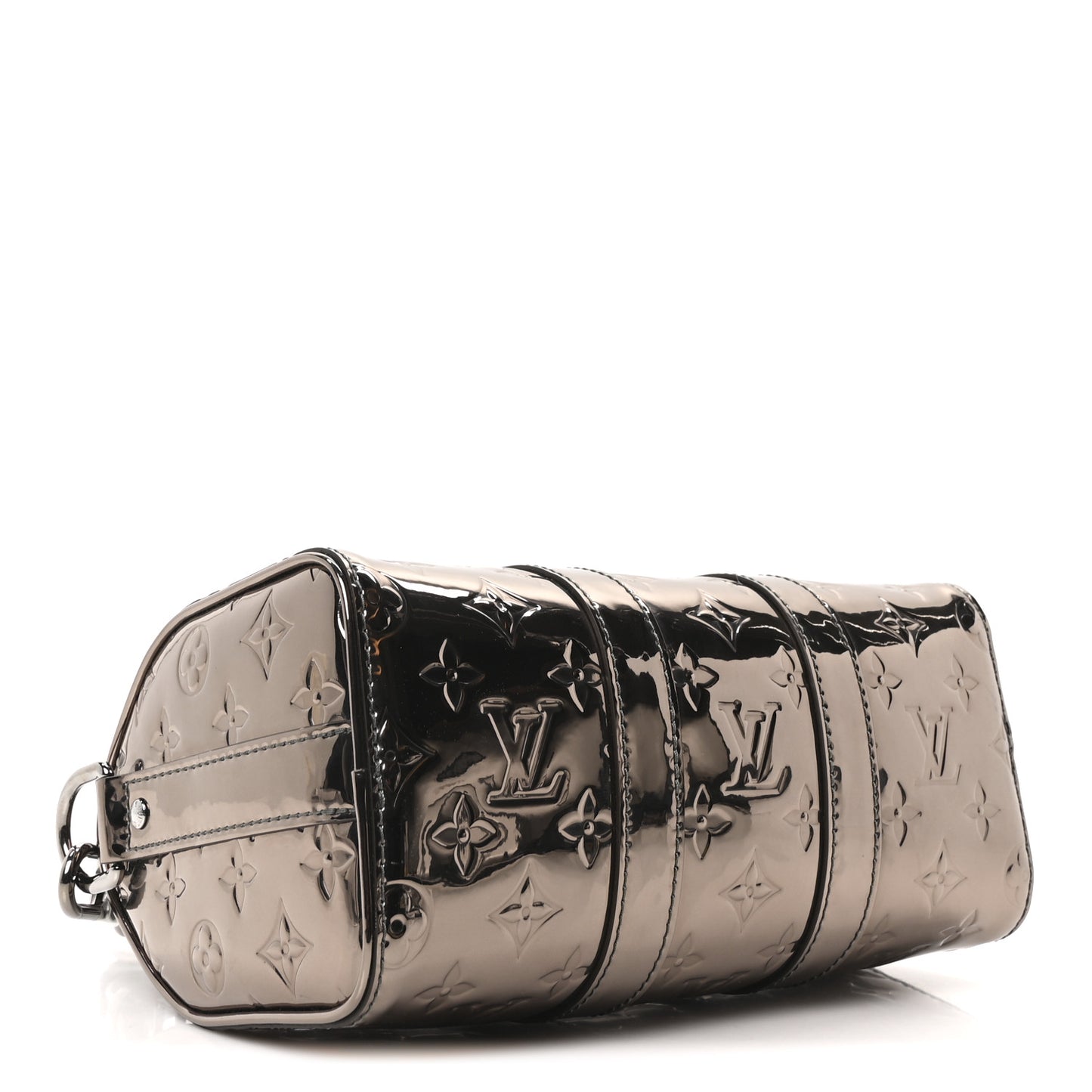Mirror Monogram Heritage Keepall Bandouliere 25 Gunmetal