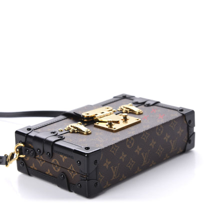Louis Vuitton Monogram Petite Malle Black 4 of 11