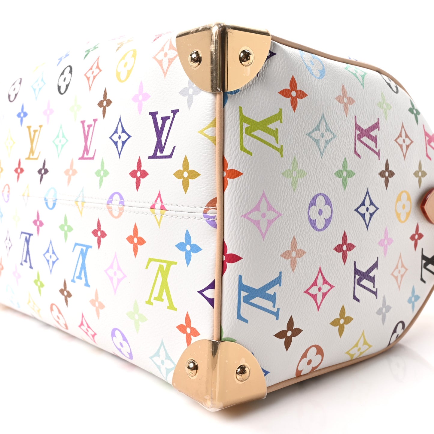 LV X TM Monogram Multicolor Speedy Soft 30 White