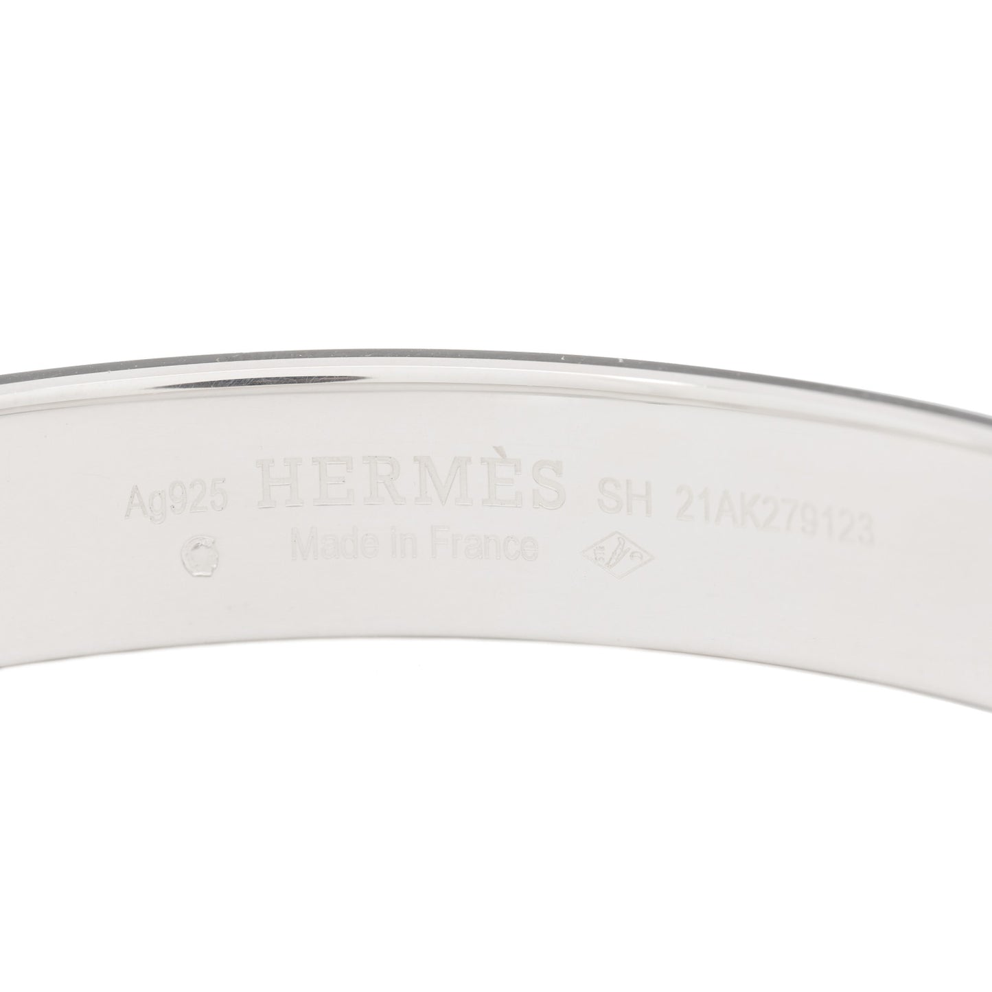 Sterling Silver PM Collier De Chien Bracelet SH