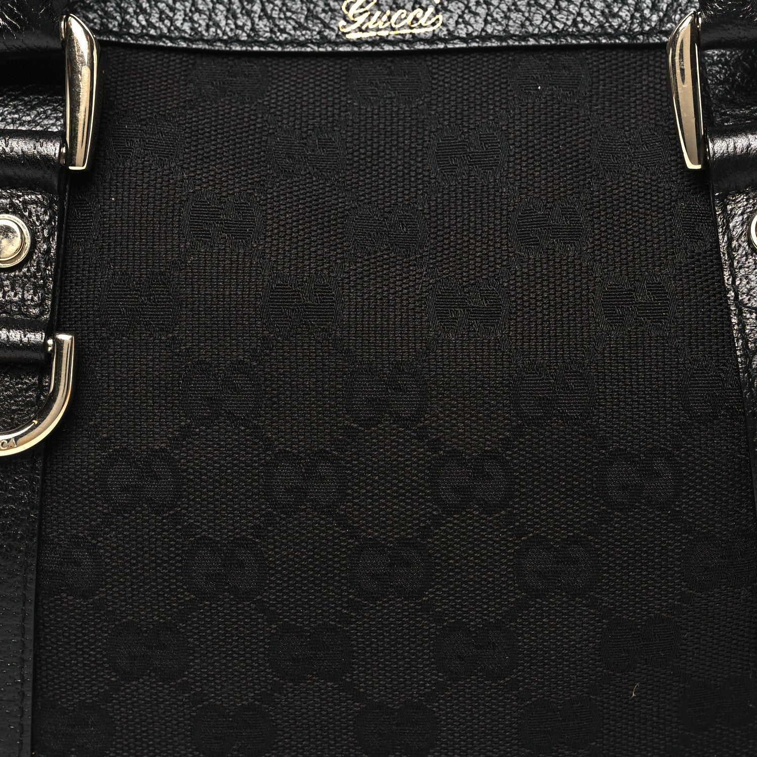 Gucci Monogram Small Abbey Boston Black 8 of 10