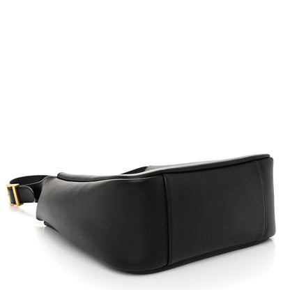Saint Laurent Smooth Calfskin Small Le 5 A 7 Soft Hobo Black 4 of 9