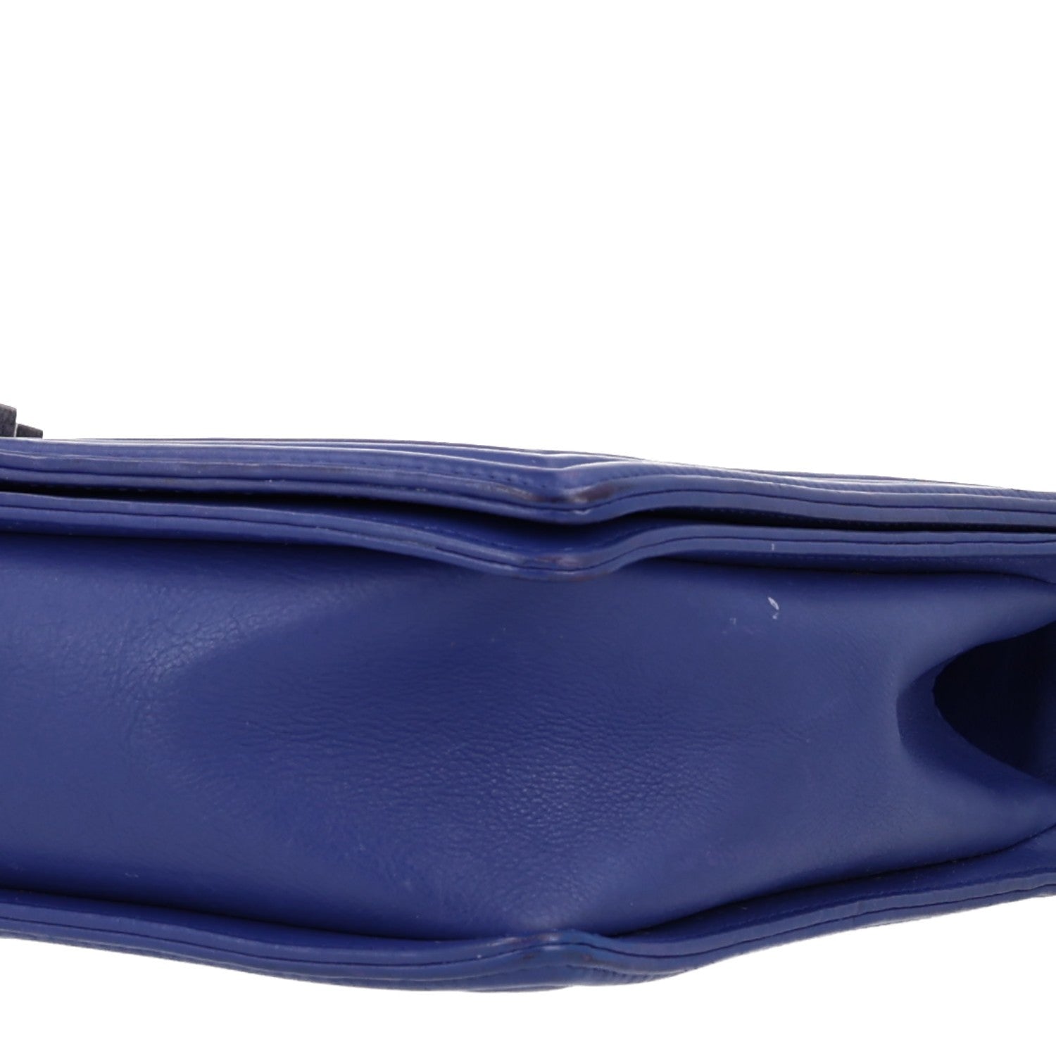 Chanel Calfskin Quilted Large Boy Flap Dark Blue 10 of 10
