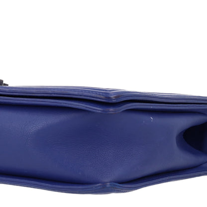 Chanel Calfskin Quilted Large Boy Flap Dark Blue 10 of 10