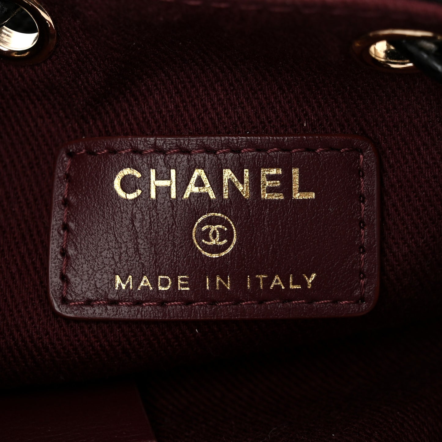 Caviar Quilted Mini CC Pocket Bucket Bag Black