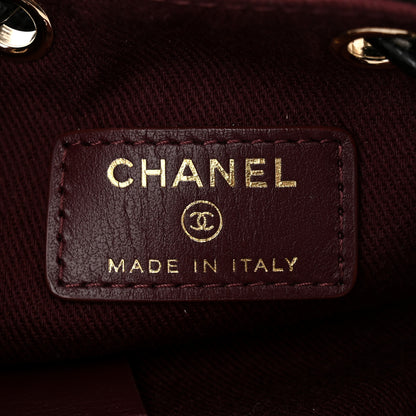 Chanel Caviar Quilted Mini CC Pocket Bucket Bag Black 6 of 10