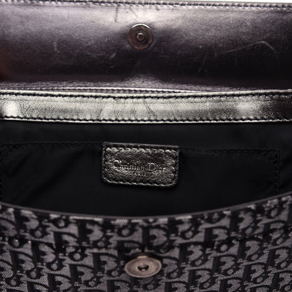 Christian Dior Metallic Monogram Street Chic Shoulder Bag Black 7 of 13