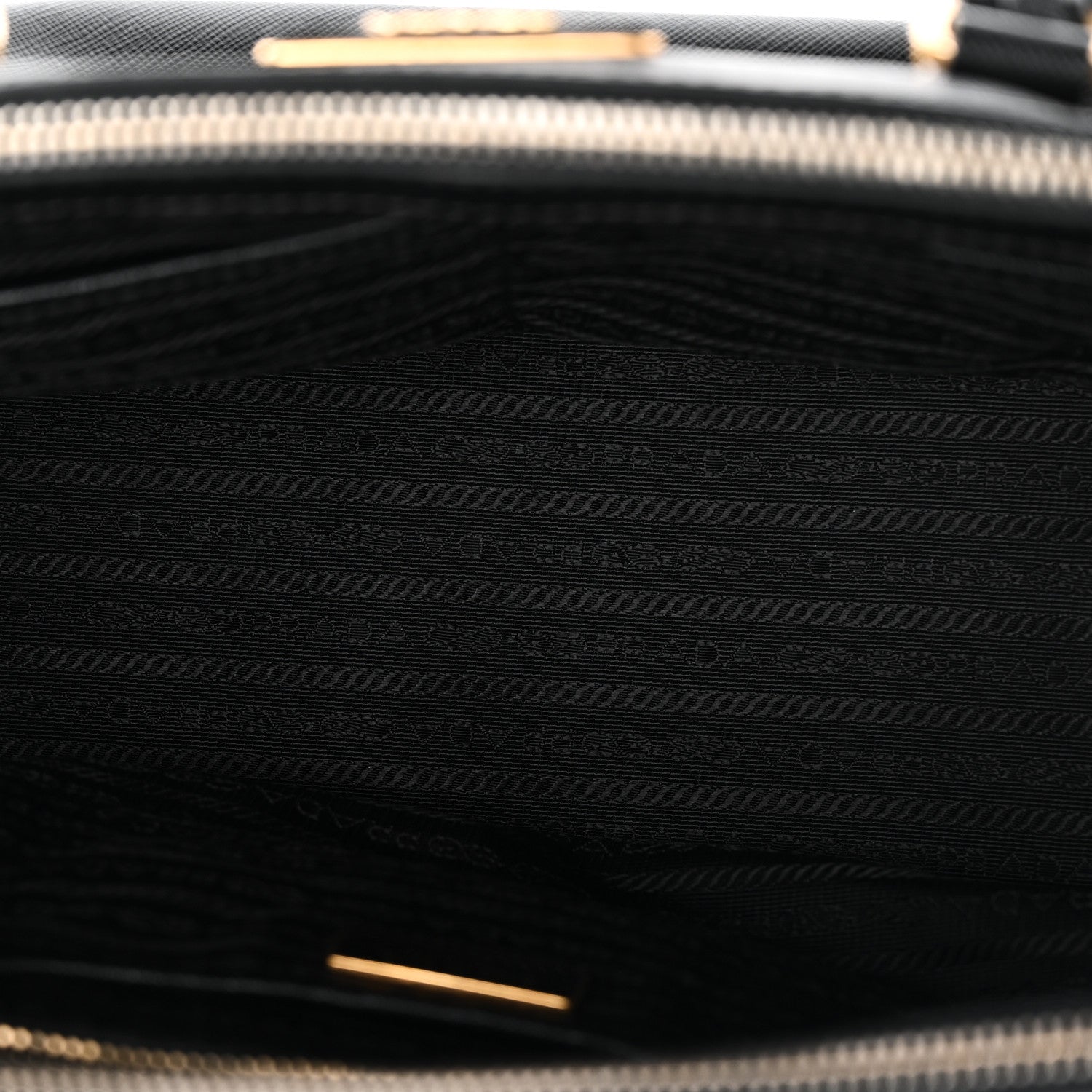 Prada Saffiano Medium Galleria Double Zip Tote Black 5 of 11