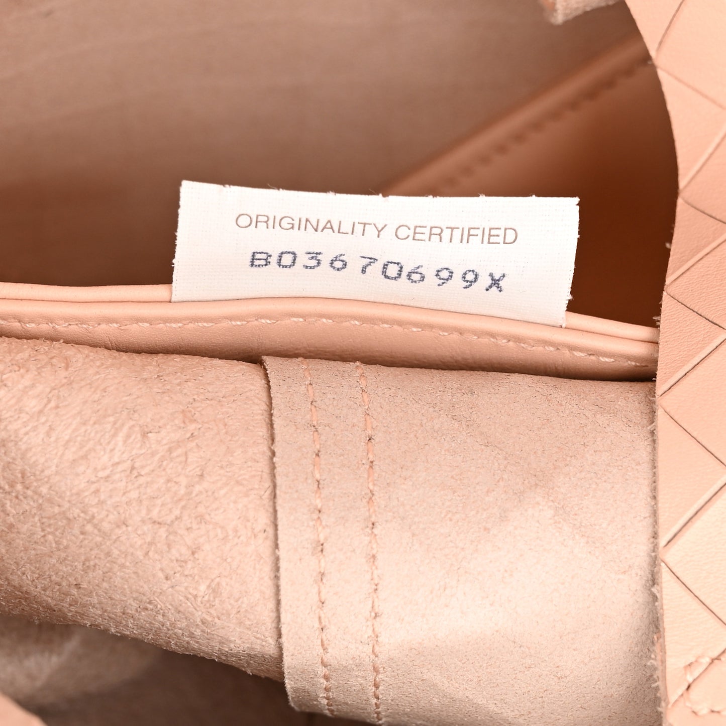 Nappa Intrecciomirage Butterfly Tote Pink