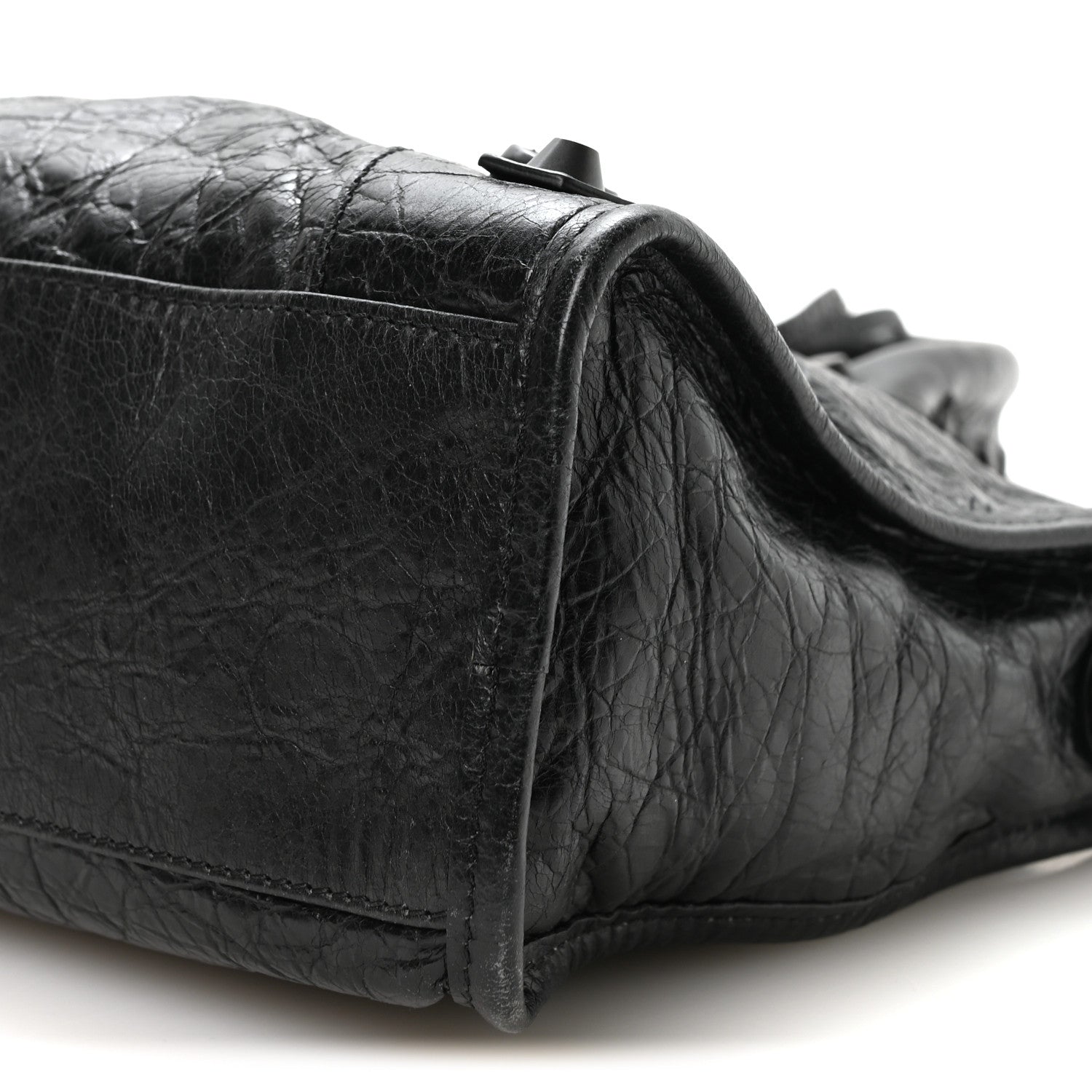 Balenciaga Agneau Arena Classic Hardware Small Le City Black 10 of 11
