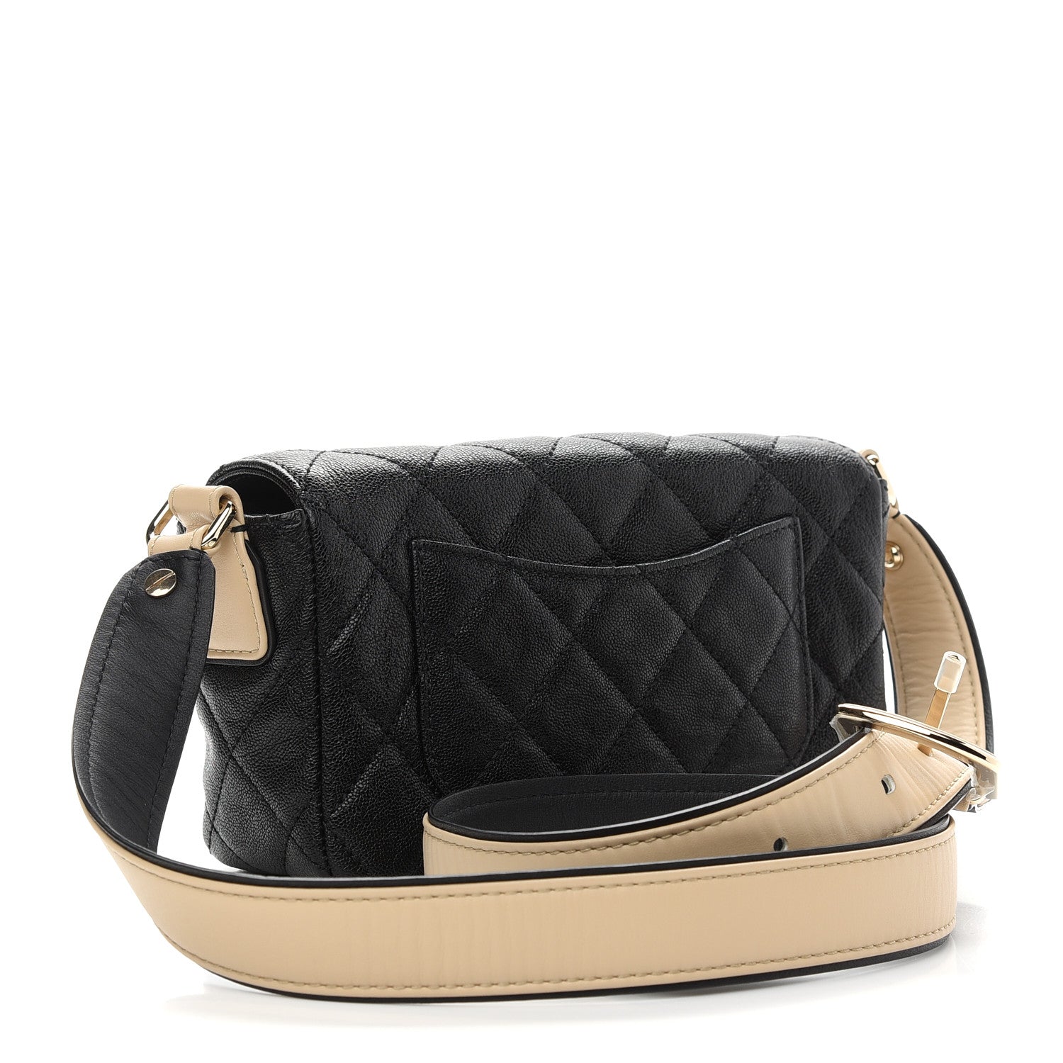 Chanel Iridescent Caviar Quilted Mini Crossbody Flap Black 3 of 9