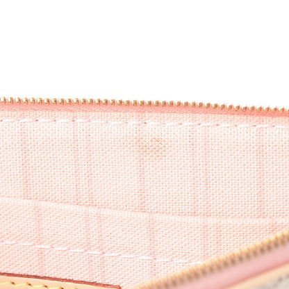 Louis Vuitton Damier Azur Neverfull MM GM Pochette Rose Ballerine 10 of 14