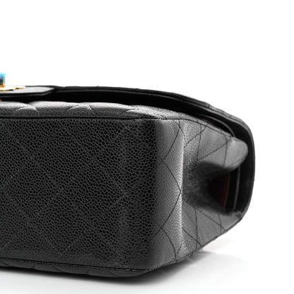 Chanel Caviar Quilted Jumbo Double Flap Black 10 of 10