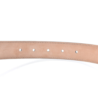 Gucci Textured Calfskin 30mm Belt 100 40 Dark Cocoa 4 of 5