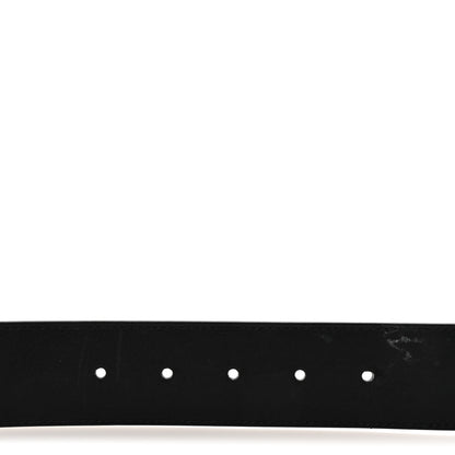Gucci Moon Calfskin Pearl Double G Belt 70 28 Black Cream 3 of 5