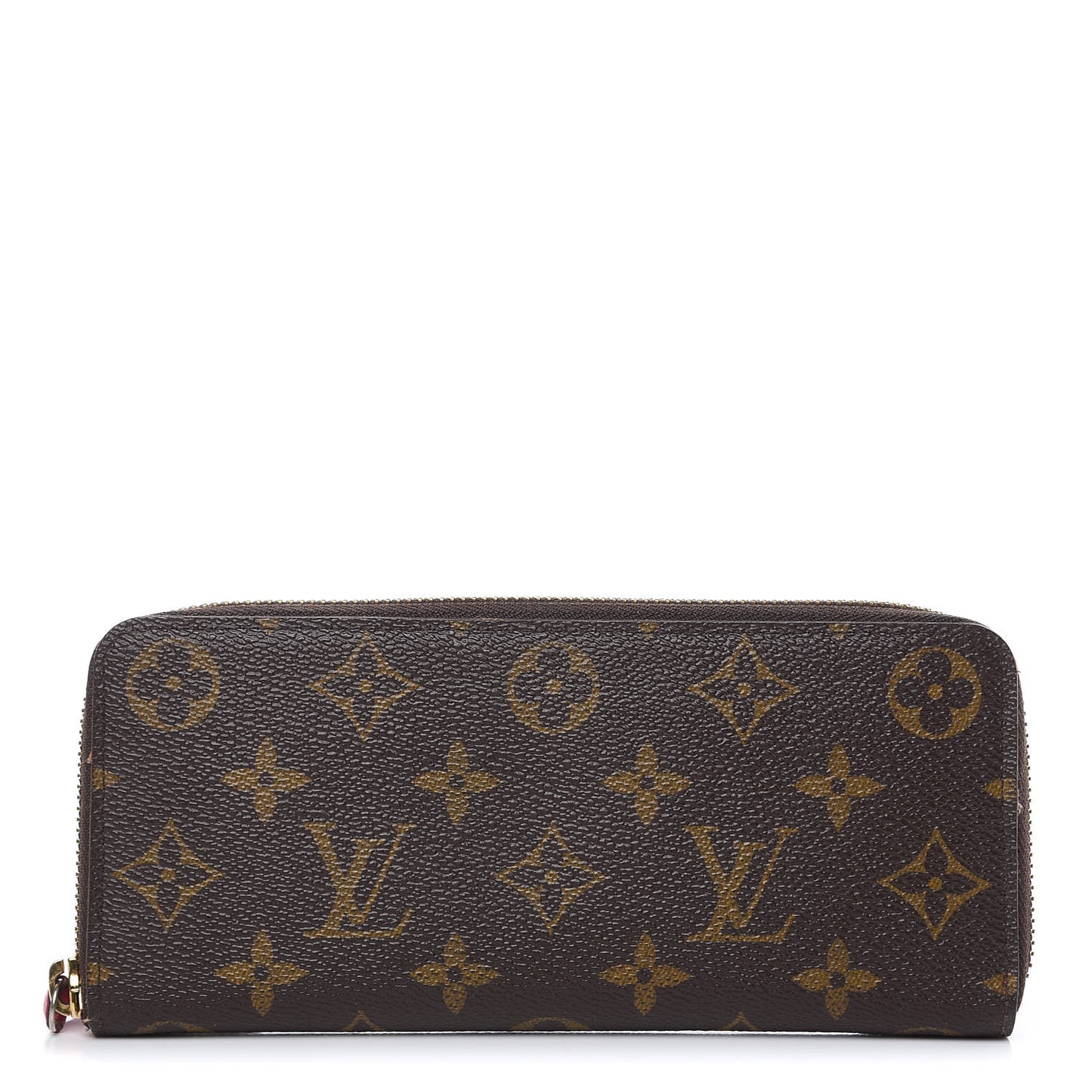 Monogram Clemence Wallet Fuchsia