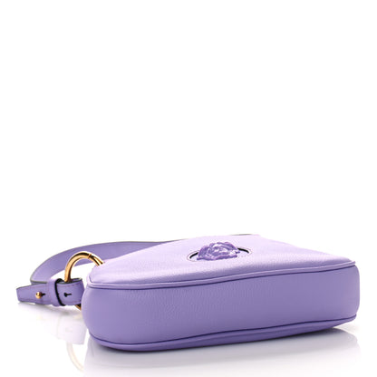 Versace Calfskin La Medusa Small Hobo Crossbody Lilac 4 of 8