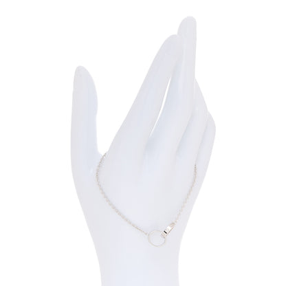 Cartier 18K White Gold Interlocking LOVE Bracelet 2 of 6