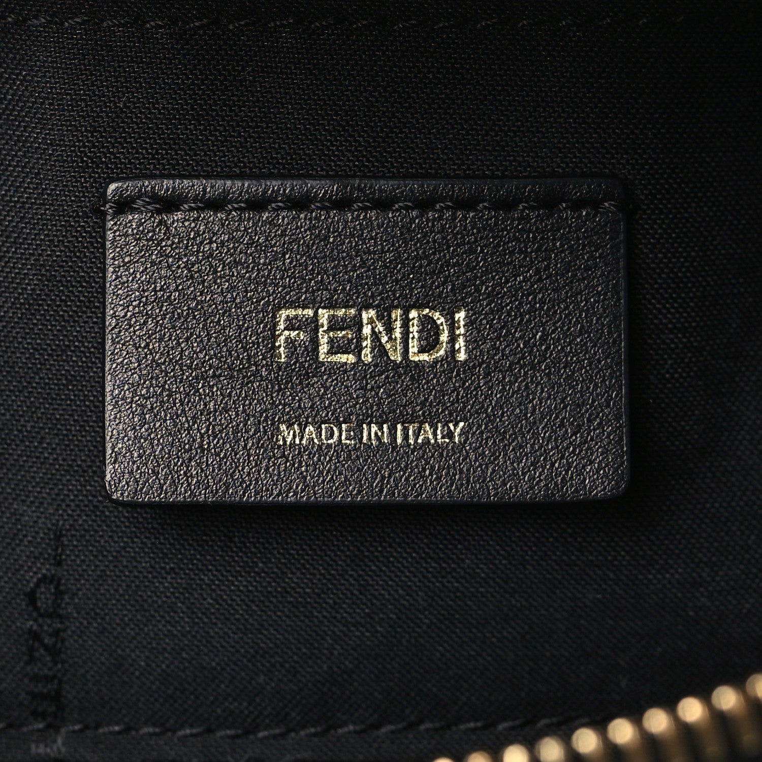 Fendi Vitello Century F is Fendi Bi-Color FF 1974 Embossed Camera Case Maya Black 6 of 9