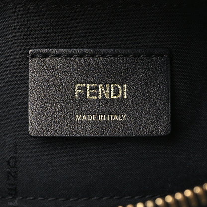 Fendi Vitello Century F is Fendi Bi-Color FF 1974 Embossed Camera Case Maya Black 6 of 9
