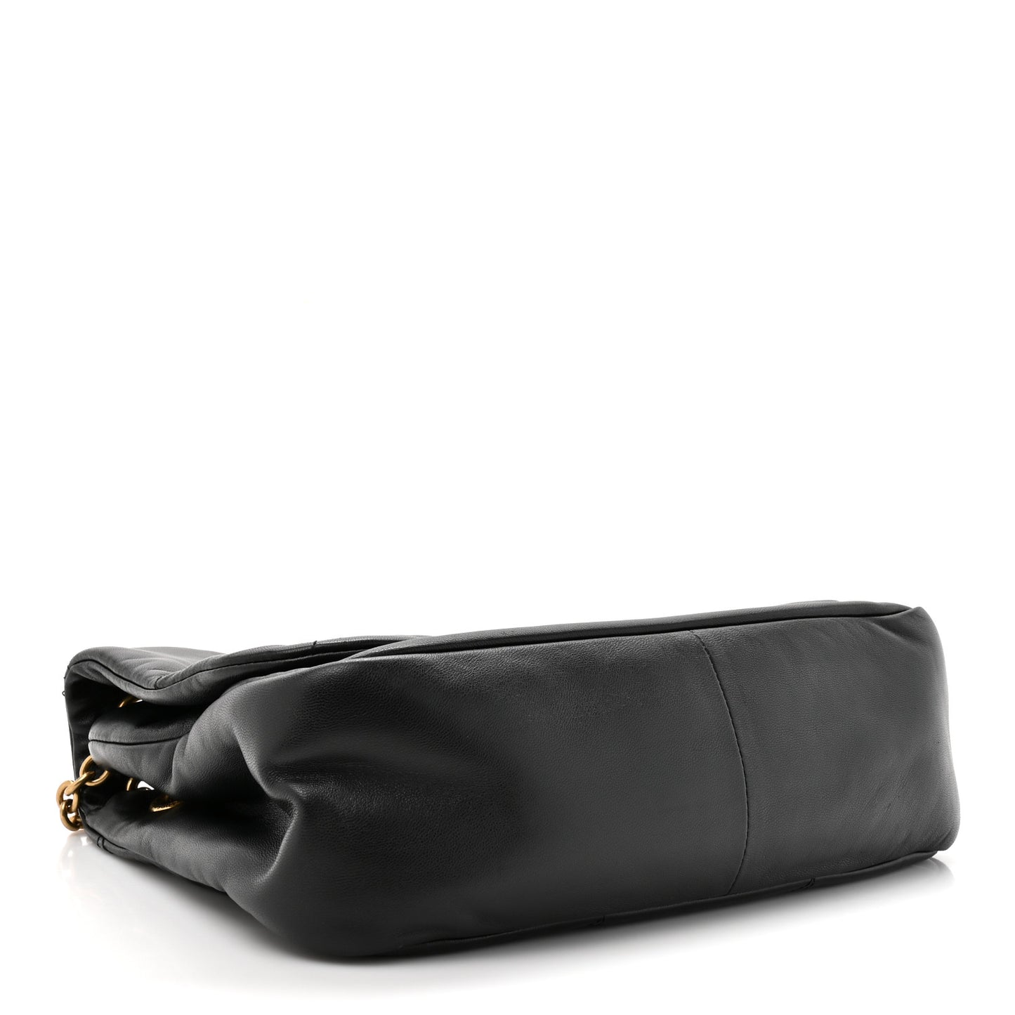 Lambskin Matelasse Monogram Medium Jamie 4.3 Black