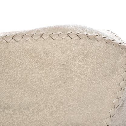 Bottega Veneta Cervo Deerskin Large Hobo Bianco White 16 of 17