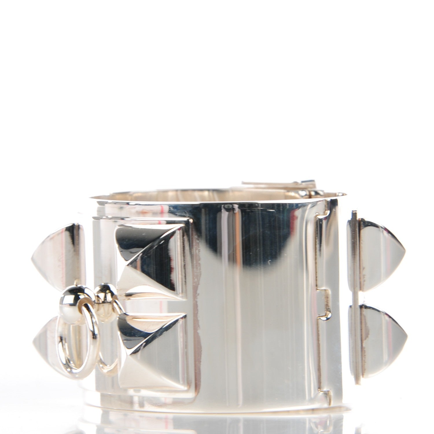 Hermes Sterling Silver Collier De Chien Bracelet SH 3 of 8